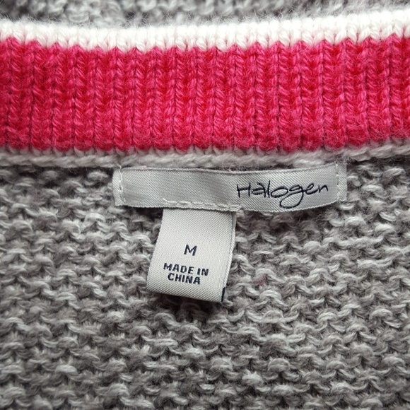 HALOGEN Button-Up Sweater, Size M - Picture 6 of 7